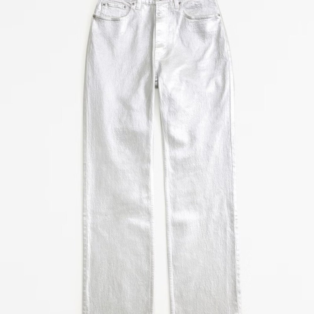 NWT Abercrombie Curve Love High Rise 90s Relaxed Jean 29